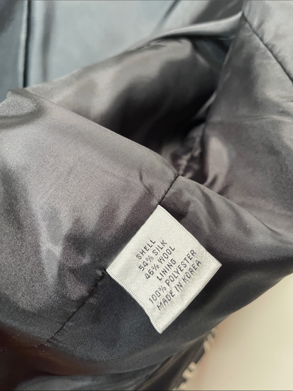 Talbots Silk Wool Zebra Zipper Front Blazer - Picture 11 of 12
